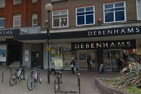 Debenhams in Bedford will reopen next week (C) Google Maps