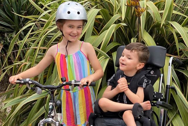 Lily will be cycling to raise money for the inclusive house for her brother