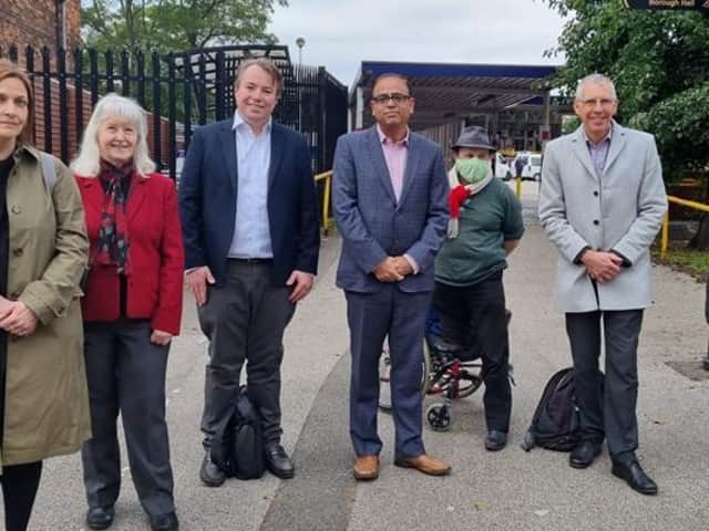 The Chief Executive of the East West Railway Company (EWR Co), Simon Blanchflower CBE, joined Bedford and Kempston MP Mohammad Yasin in Bedford.