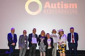 Some of the volunteers from Autism Bedfordshire