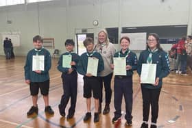 Flitwick Scouts award winners