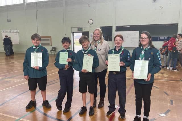 Flitwick Scouts award winners