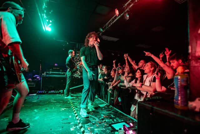 Don Broco on stage at Esquires in Bedford. Photo by David Jackson.