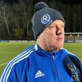 Manager Gary Setchell sharing his thoughts on the Banbury game  Coverage courtesy of www.bedfordeagles.net
