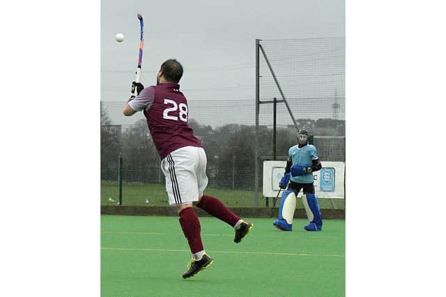 Action from the Men’s 2s friendly, which resulted in a 3-1 victory over Cambridge Nomads