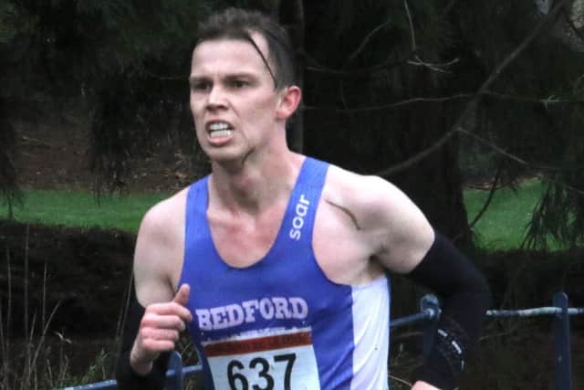 Ben Alcock on his way to victory at Campbell Park   PICTURE BY BARRY CORNELIUS