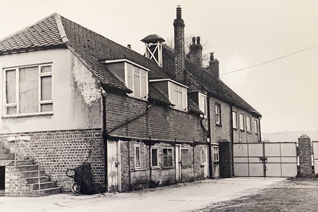 Buildings at Amberley Chalk Pits Museum in 1978
