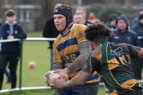Rhys Thornton scored a try for Bedford Swifts against Deepings