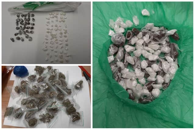 Some of the seized drugs