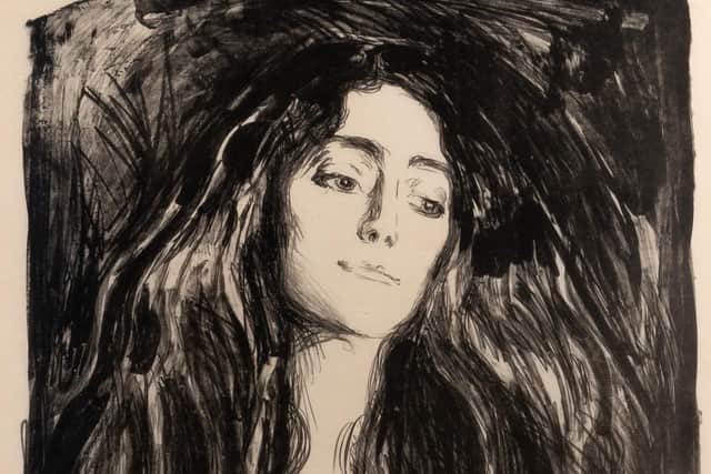 Edvard Munch, Woman with a Brooch (Madonna) © The Trustees of the Cecil Higgins Art Gallery