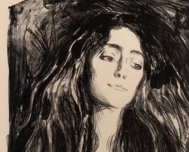 Edvard Munch, Woman with a Brooch (Madonna) © The Trustees of the Cecil Higgins Art Gallery