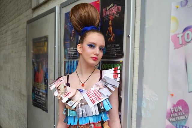 Just one of the great creations at Bedford College Hair & Beauty Show