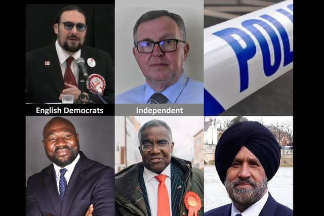 Five candidates are in the running to be Bedfordshire's next police and crime commissioner (PCC)