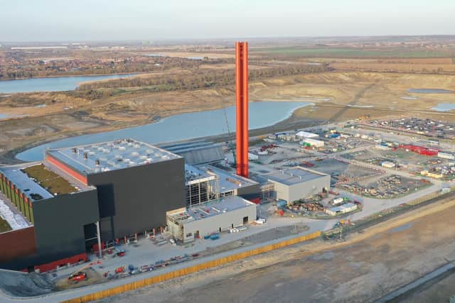 An aerial shot of the Rookery South Energy Recovery Facility