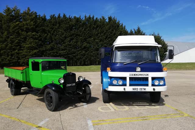 The Bedford vehicles at Millbrook
