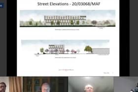 The committee was shown drawings of the new building