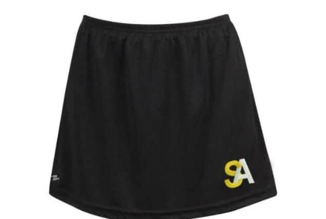The Sharnbrook Academy skort, available from Price & Buckland's website