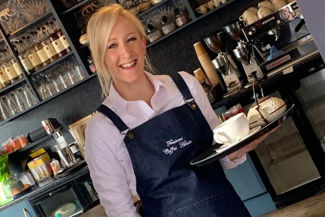 Xanthe Jackson has taken over the management of Bedford's Frescoes Coffee House