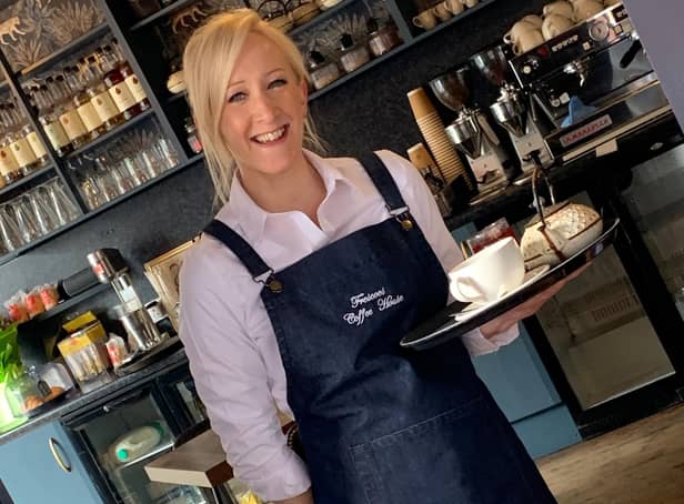 Xanthe Jackson has taken over the management of Bedford's Frescoes Coffee House