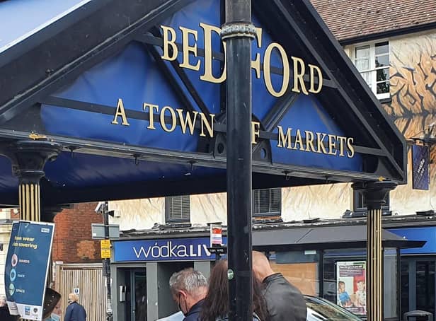 A craft market is taking place in Bedford