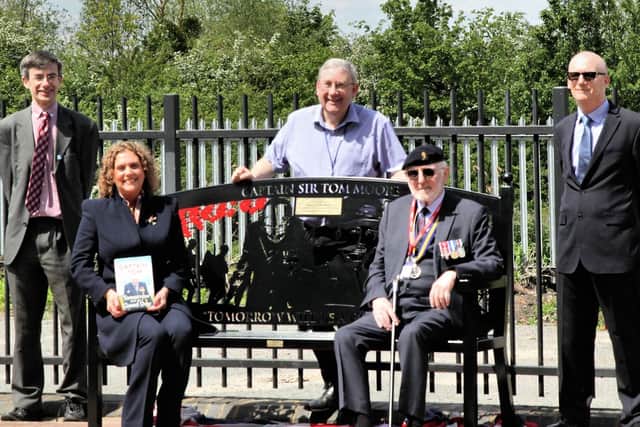 The event was attended by representatives from the Community Rail Partnership, Marston Moretaine Parish Council, the Royal British Legion, the Friends of Millbrook Station, the Bedford to Bletchley Rail Users’ Association - and Captain Tom’s daughter, Hannah Ingram-Moore