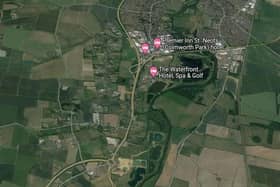 Sites near Wyboston and Little Barford have been identified as possible new settlements (Google)