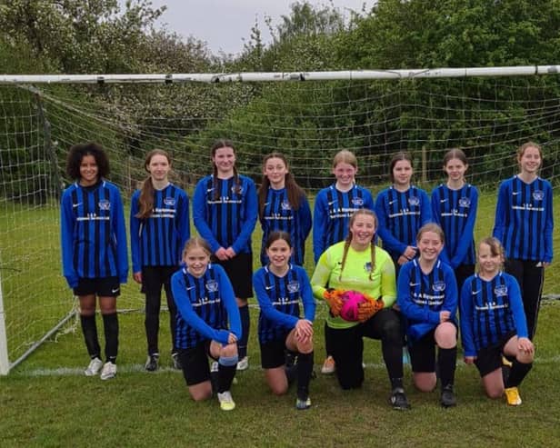 Bedford Girls Under 13s won the Division 1 title