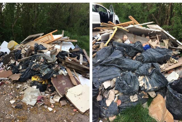 Fly-tipping at Willington