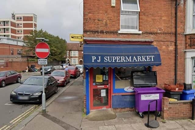 PJ Supermarket in Bedford (Google)