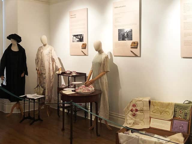 The exhibition includes items that have never been on display before
