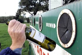 Bedford Borough Council is collecting from some bottle banks three times a week