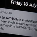 NHS figures show 2,133 people in Bedford were "pinged" by the Covid app in the week to July 21