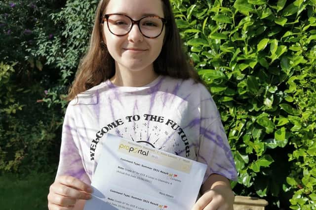 Kesia Sawdon is off to the University of Bath to study Natural Sciences after achieving four A*s