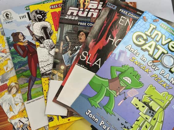 There will be a huge selection of comics available