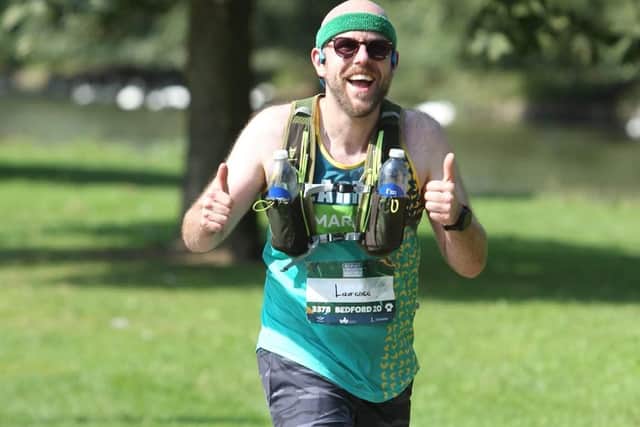 Larry Smith is a keen runner - but this will be his first London Marathon