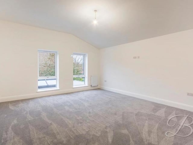 Two of the remaining bedrooms sit back to back at the rear of the Kighill Lane property. They promise as much comfort as space.