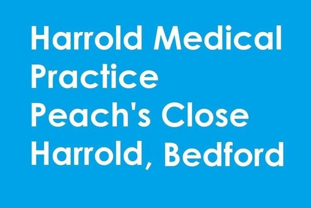 There are 3,231 patients per GP at Harrold Medical Practice. In total there are 6,376 patients and the full-time equivalent of 2 GPs