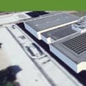 3D image of the solar panels once in place at the Dunstable site. Credit: Bounty Energy Solutions and Technologies