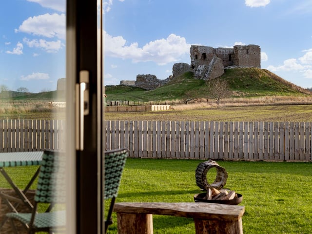 THe castle forms part of the estate so guests are welcome to go and have a closer look at the medieval ruins.
