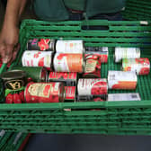 Stocks of food at the Trussell Trust Foodbank