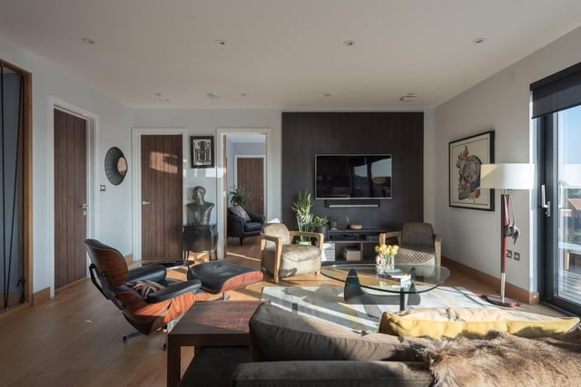 Originally the apartment had three bedrooms - but one of them has now been brought into the fabulous open-plan living space