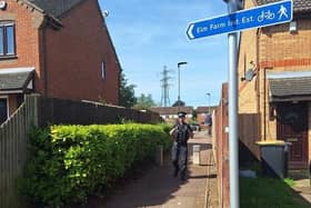 Members of Bedford's  Community Policing Team were Columbine Close and the Poppyfields area today, following up reports of drug dealing