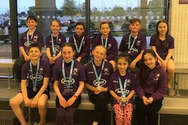 Flitwick Dolphins relay swimmers covered 20k between them
