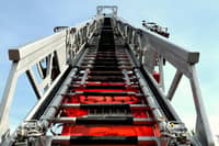 Firefighters used a triple extension ladder to rescue the teen (Picture: Pixabay)