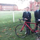 Henry Hillier, pictured left, and Isaac Dailey are aiming to raise funds for Air Ambulance Mapgpas