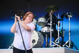 Lewis Capaldi performs on the Pyramid Stage at Glastonbury Festival (Photo by Leon Neal/Getty Images)