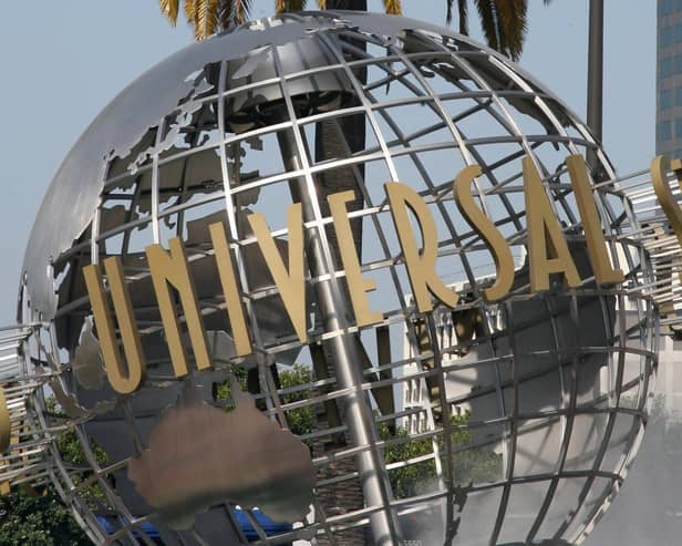 The entrance of  Universal Studios in Hollywood . Picture:  GABRIEL BOUYS/AFP via Getty Images