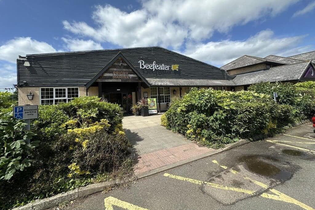 For sale: Priory Marina Beefeater in Bedford goes on the market for £275k