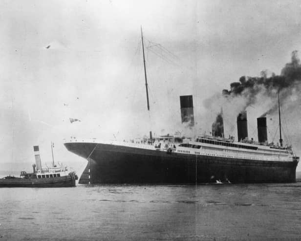 The Titanic, which sank on its maiden voyage to America in 1912  (Photo by Topical Press Agency/Getty Images)