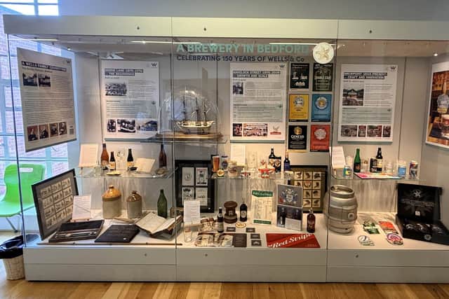 Wells & Co. display at The Higgins.